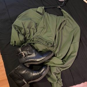 Jacket and boots